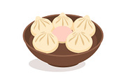 Steamed Dumpling Bowl Clipart, an Object Graphic by Gfx_Store (Thumbnail 11 of 13)