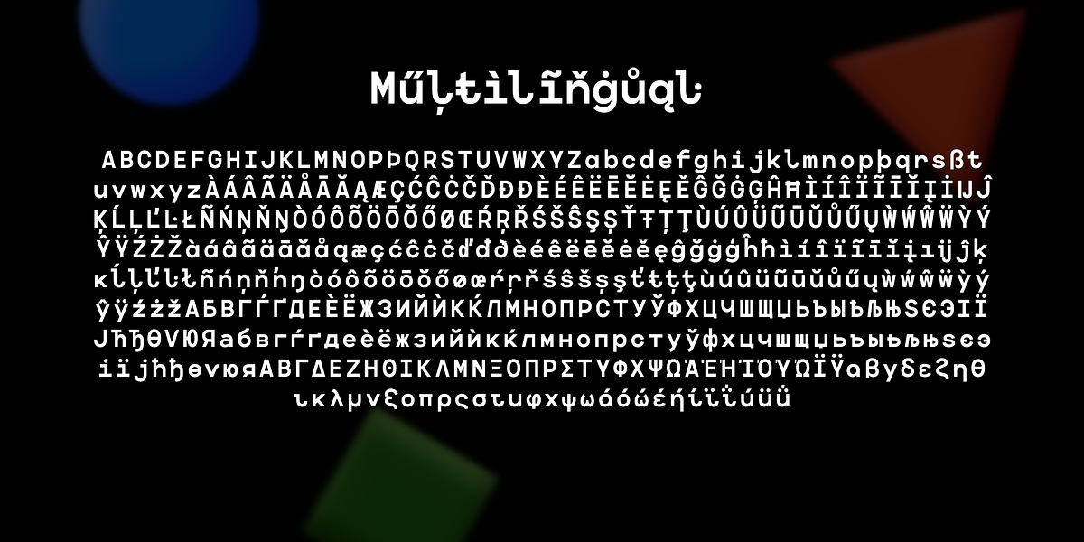 Codeworld Mono, a Sans Serif Font by Par Défaut (Photo 8 of 9)