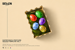 Happy Easter Day Mockup, an Advertising Mockup by Se٧enStudio