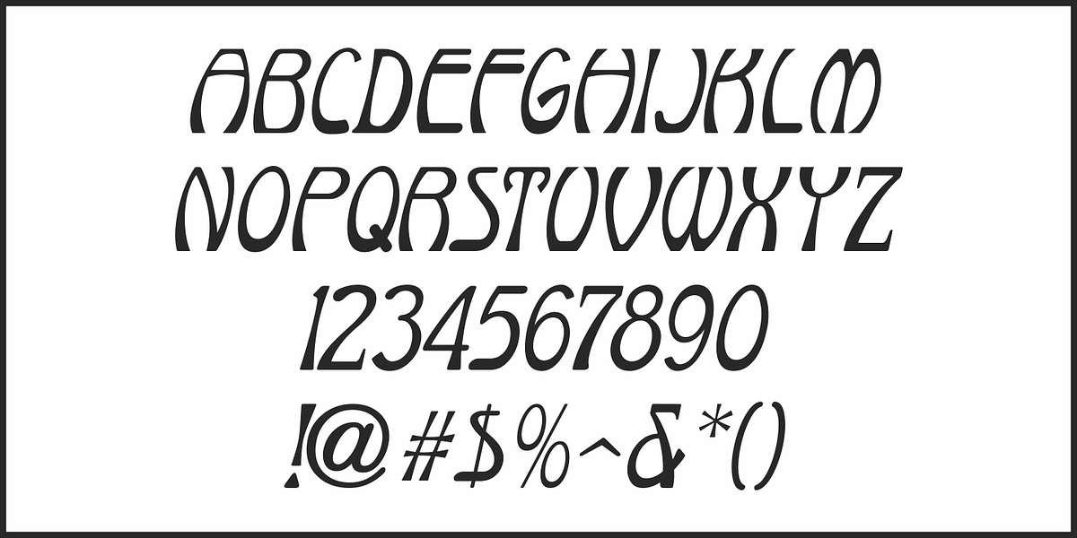 Tryout Nouveau JNL, a Font by Jeff Levine Fonts (Photo 5 of 5)