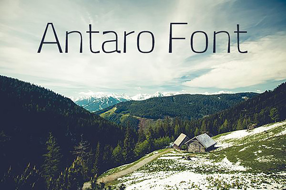 Antaro Font preview 5