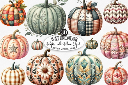 Pumpkin with Pattern Sublimation, an Illustration by Designking