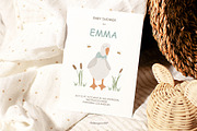 Cute Goose clipart & pattern for kid, an Animal Illustration by polikarpovaart (Thumbnail 9 of 9)
