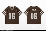 American Football Jersey Mockup, a Shirt Mockup by Irhasalfahad (Thumbnail 2 of 4)