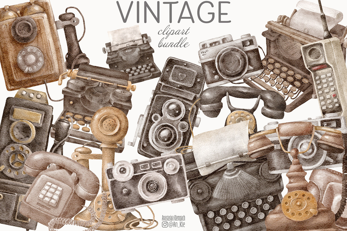 Vintage Aesthetic, a Pattern Graphic by Anastasiya Klempach (Photo 1 of 12)