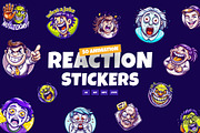 Animated Reaction Stickers, an Emoji Icon by Prosymbols (Thumbnail 1 of 4)