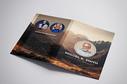 Reddish Mountain Funeral Program, a Brochure Template by Madhabi Studio (Thumbnail 3 of 6)