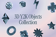 3D Y2K Objects Collection, an Object Graphic by Illustrava (Thumbnail 7 of 7)