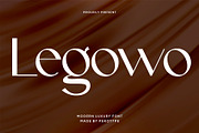 Legowo - Modern Elegant Font, a Sans Serif Font by Pekotype (Thumbnail 1 of 16)