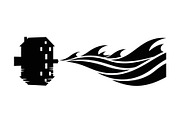 50 Flooded Home Silhouette Bundle, an Illustration by Designs_River (Thumbnail 44 of 51)