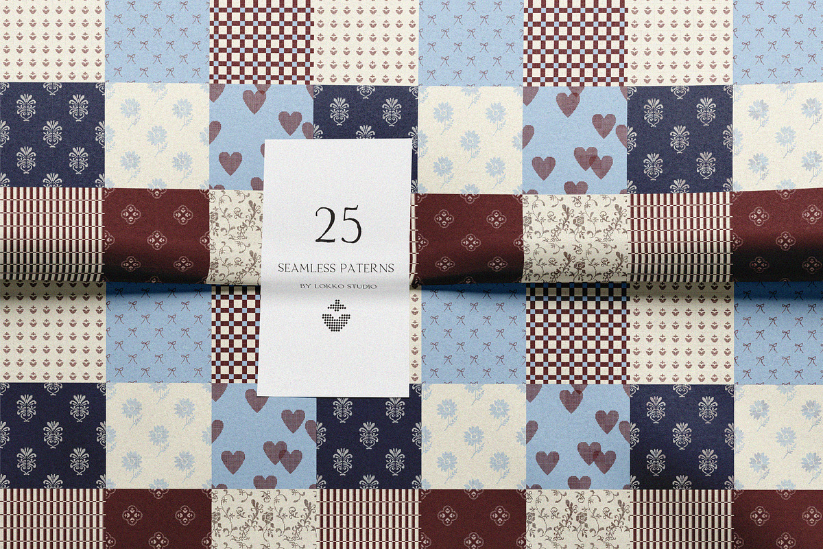 Folk dotted seamless patterns, a Pattern Graphic by lokko studio (Photo 4 of 7)