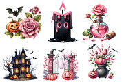 Pastel Goth Halloween clipart, an Illustration by Designworld (Thumbnail 2 of 6)