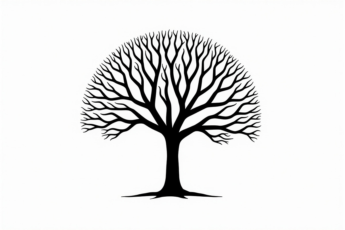 Nature Tree Silhouette Set, an Illustration by Creativeshirt (Photo 8 of 9)