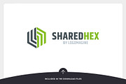 Shared Hex Logo Template, a Branding & Logo Template by LOGOMAGINE (Thumbnail 11 of 16)