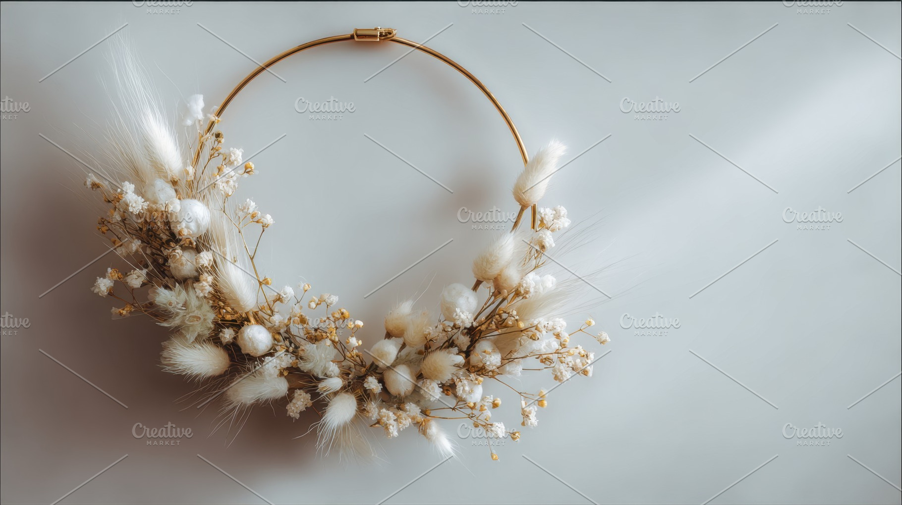 Floral hoop for home decor, a Photo by Beautiful things