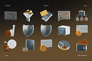 30 Finance & Investment 3D Icon Set, an Object 3D Model by Eklip Studio (Thumbnail 2 of 3)