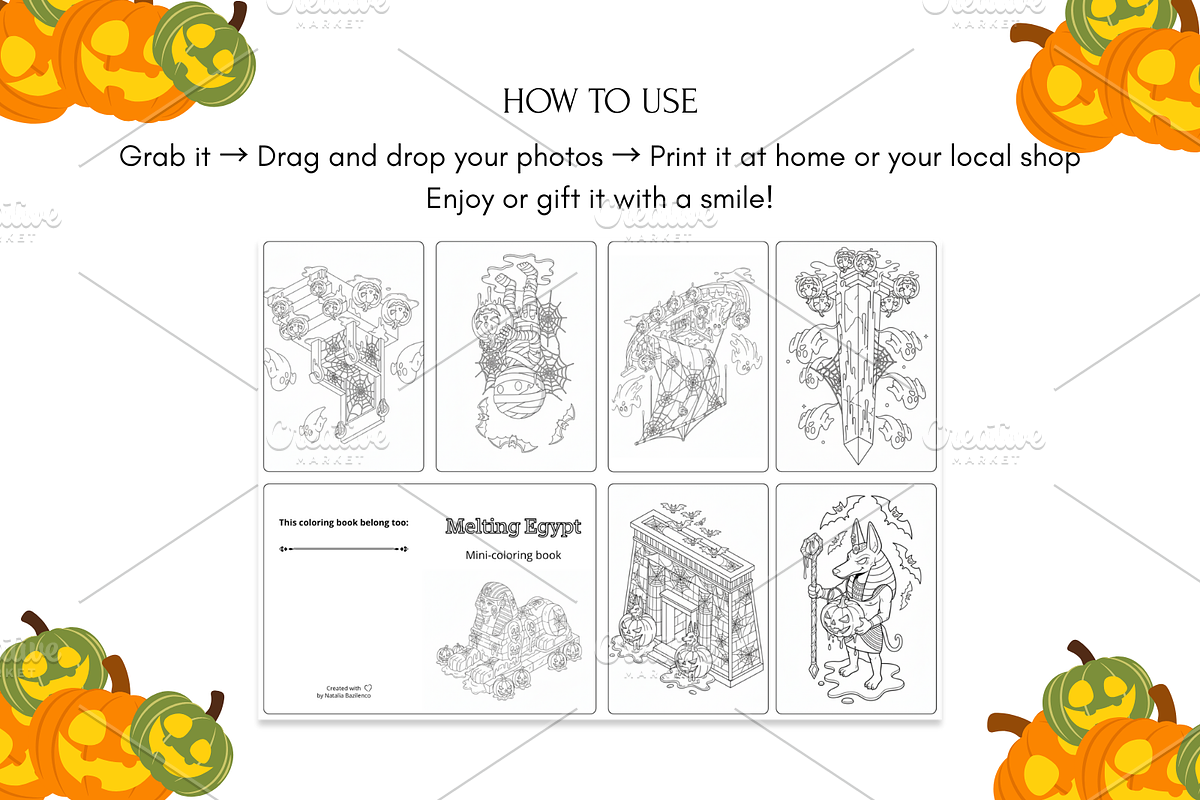 Mini Coloring Book Canva Template preview 5