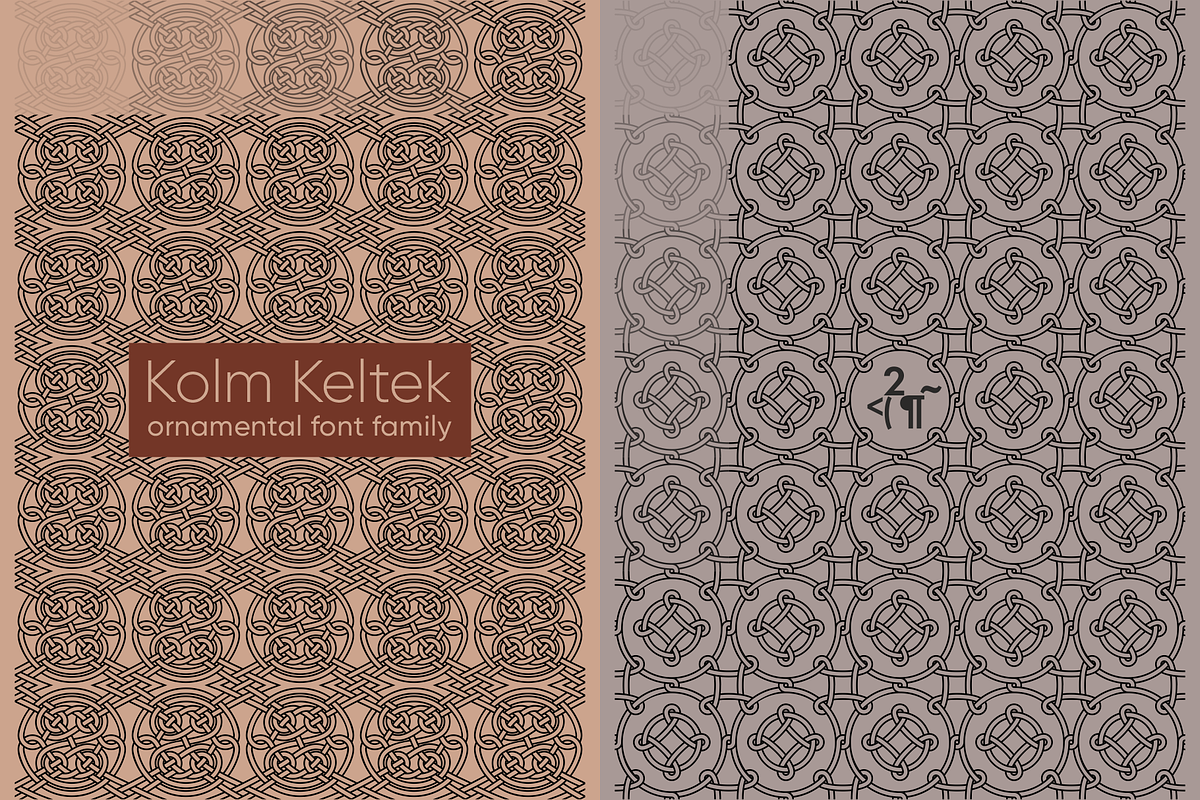 Kolm Keltek, a Symbol Font by 2DTypo (Photo 6 of 6)