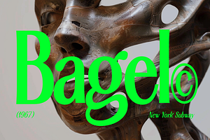 Bagel Typography