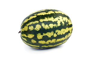 Fresh and ripe watermelon, a Photo by saiko3p