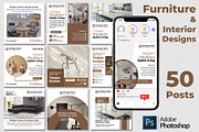 Furniture | 50 Posts | Insgram Posts, a Social Media Template by Mohammad Sarfaraz (Thumbnail 1 of 7)