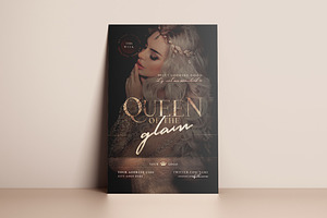 Queen Of The Glam Flyer Template