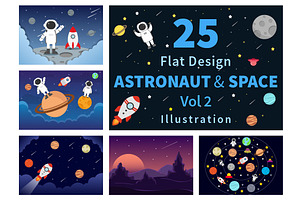 25 Astronaut And Space Background