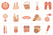 Beauty & Spa Color Icon Set, a Solid Icon by NatalieArtShop (Thumbnail 3 of 11)