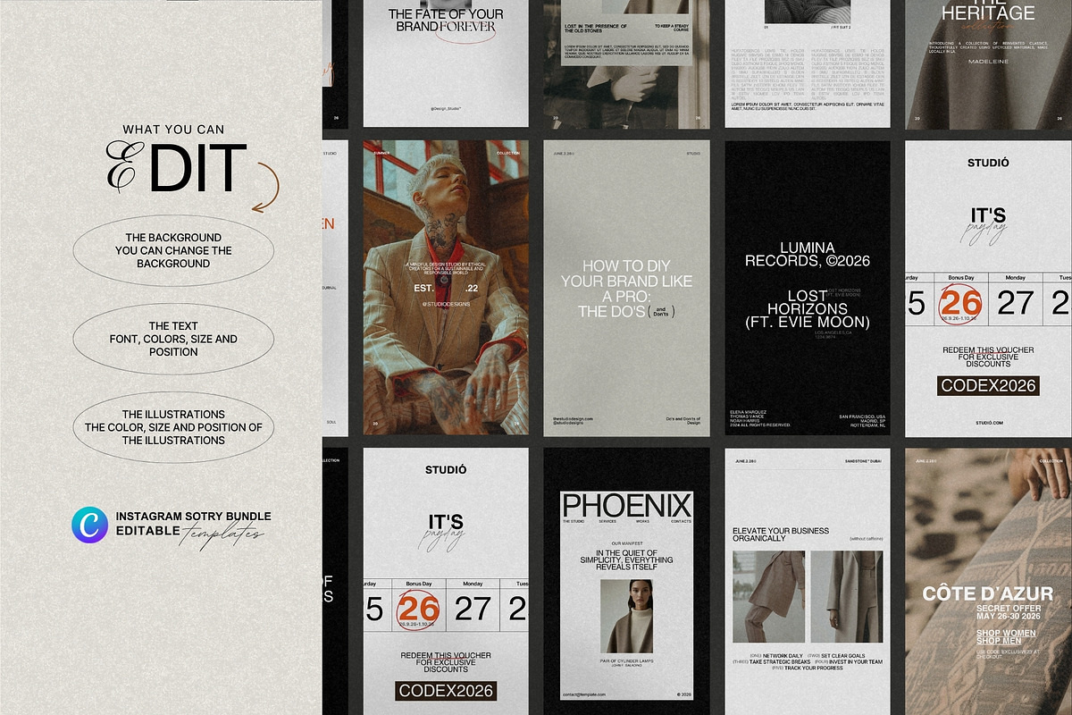 Instagram Template For Marketing, a Social Media Template by Prapti Design (Photo 8 of 9)