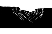 Cliff Landscape Silhouette, an Object Graphic by Creativeshirt (Thumbnail 10 of 20)