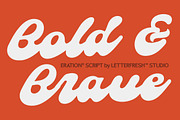Eration Script, a Script Font by Letter Fresh (Thumbnail 8 of 13)
