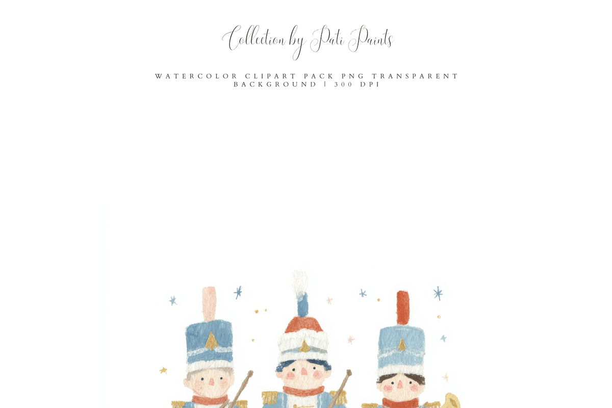 Blue Nutcracker Dreams Collection, an Illustration by Pati Paints (Photo 9 of 10)