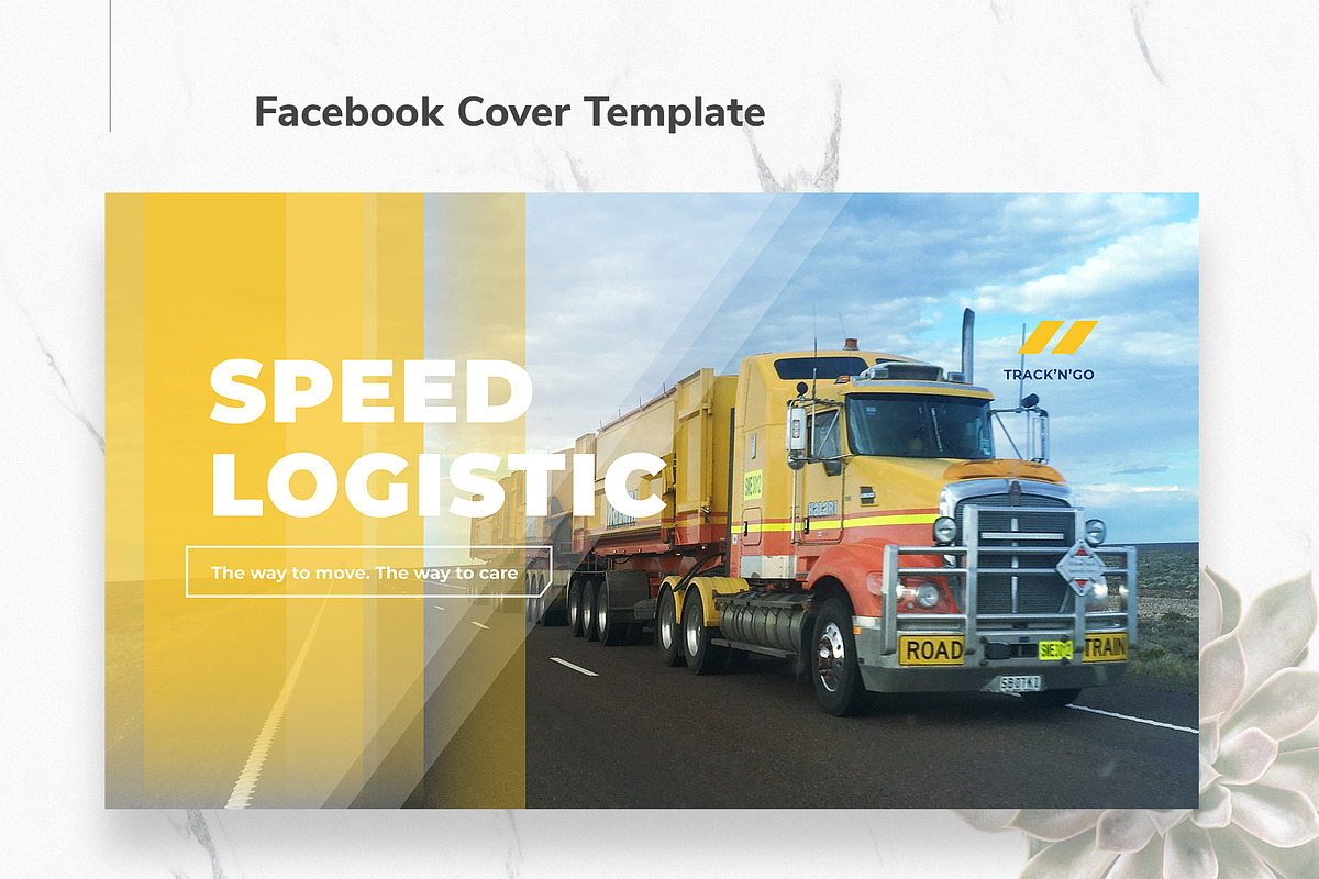 Trucking Logistics Facebook, a Social Media Template by TemplatesNow! (Photo 3 of 7)