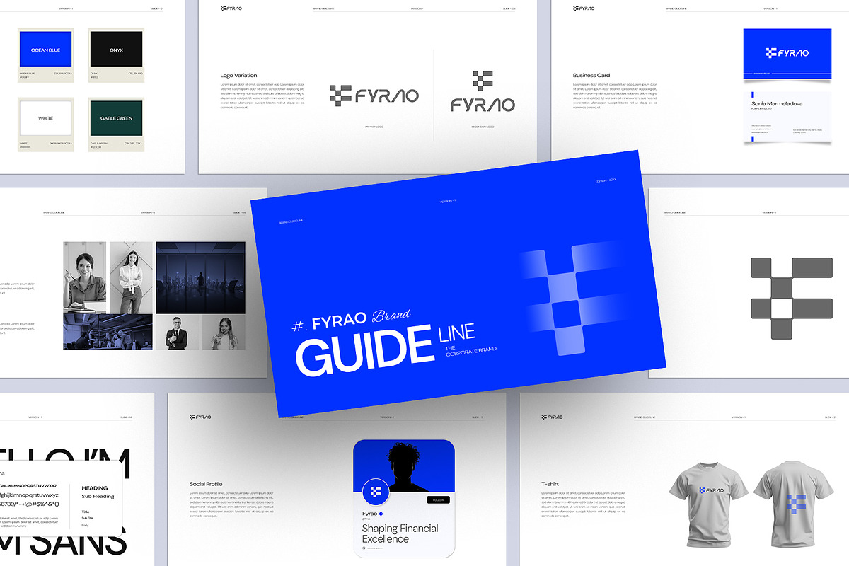 Brand Guideline Presentation, a Presentation Template by graphypix (Photo 3 of 7)