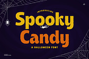 Spooky Candy – Halloween Font, a Sans Serif Font by Almeera Std (Thumbnail 1 of 6)