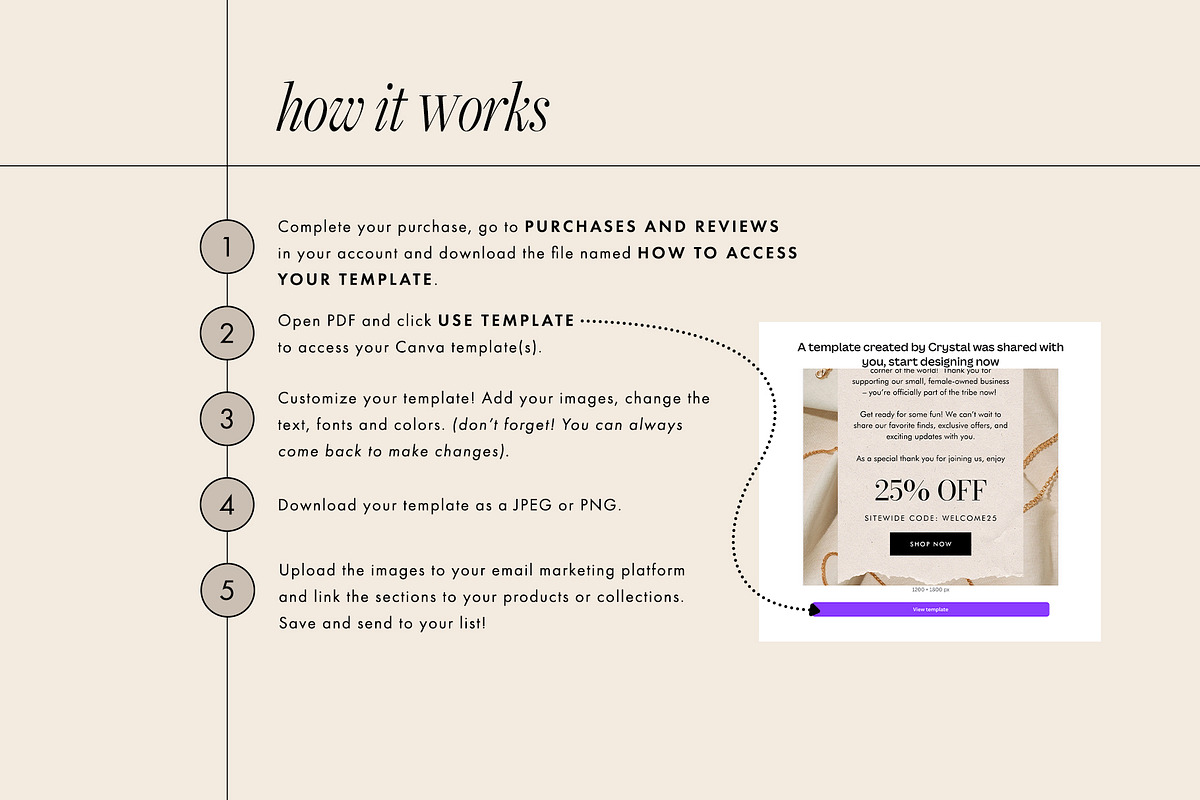 Modern Jewelry Email Template Bundle, an Email Template by KikiBunnyCreative (Photo 9 of 13)