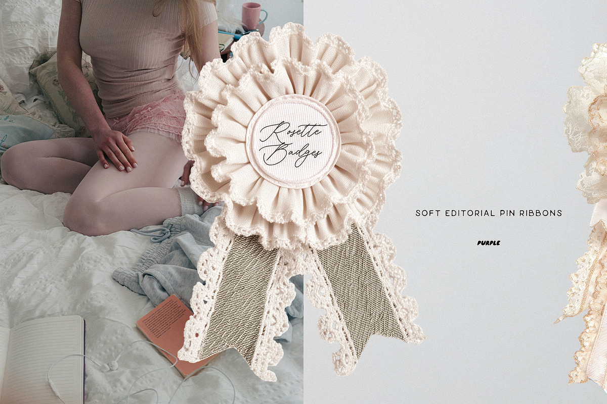 Rosette Badges: Pin Ribbons Pack, an Object Graphic by Purple (Photo 8 of 11)