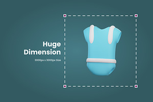 3D Baby Stuff Illustration Vol 3