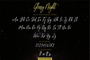 Glossy Night - Luxury Handbrush Font, a Script Font by 50Fox (Thumbnail 15 of 16)
