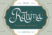 Rahma, a Script Font by kerismaker (Thumbnail 1 of 12)