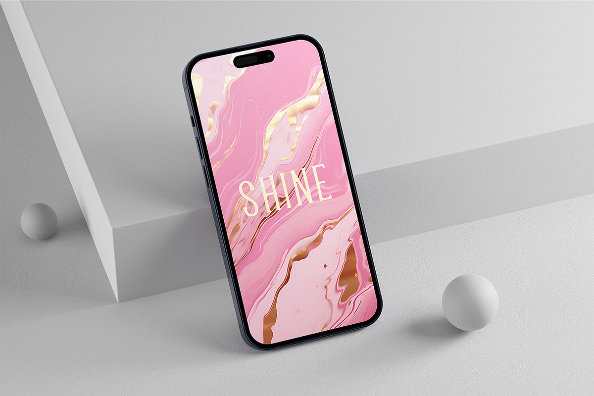 Marble Backgrounds. Pink Blue Gold, a Background Graphic by MuzaArtStudio (Photo 4 of 8)