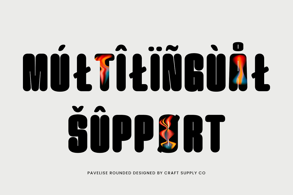 Pavelise Rounded, a Sans Serif Font by Craft Supply Co. (Photo 4 of 8)