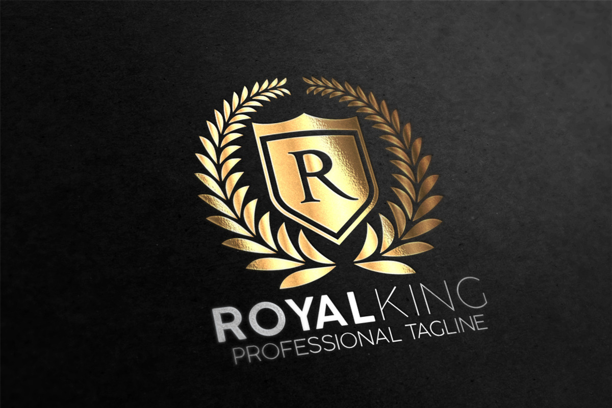 Royal King Vintage Letter R Logo, a Branding & Logo Template by essegraphic