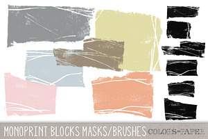 Monoprint Brushes Clipart & Brushes