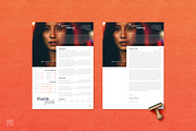 Blur Style Resume / CV - Modern, a Resume Template by The Path (Thumbnail 2 of 4)