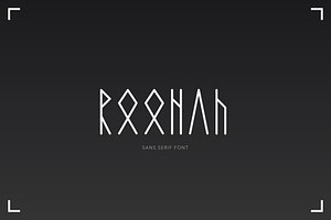 Roonah - Sans Serif Font