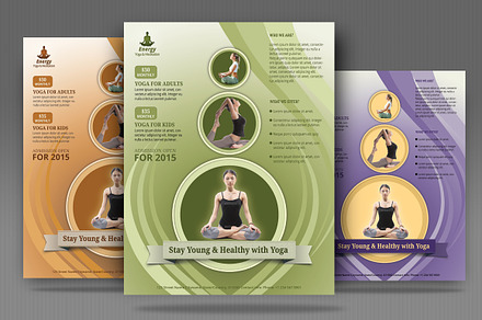 Yoga, Meditation Simple Flyer