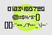Warzone Bold Y2k Font, a Sans Serif Font by WhymoreArt (Thumbnail 12 of 12)