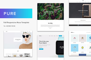 Pure - Full Responsive Muse Template