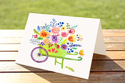 BIG WATERCOLOR BUNGLE, a Decorative Illustration by Anna Guz's Store (Thumbnail 8 of 9)